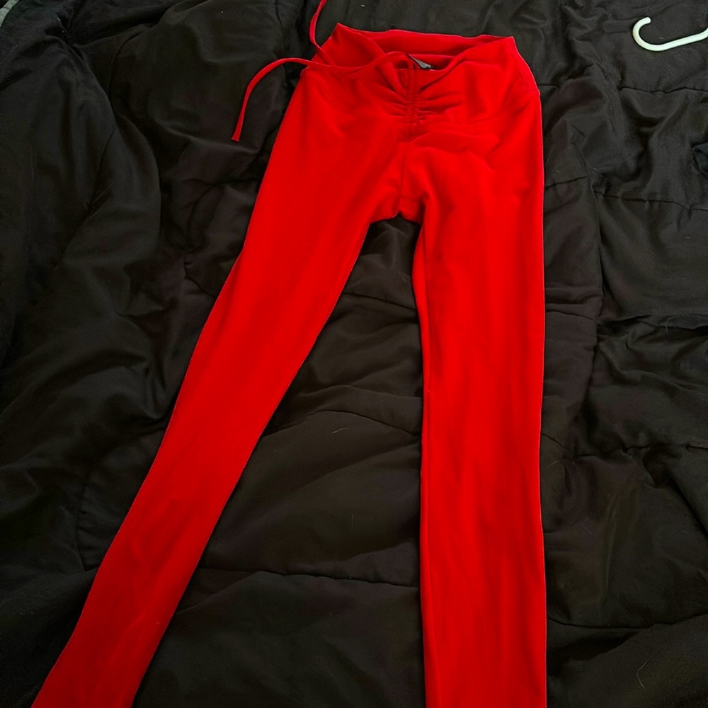 Red PINK joggers